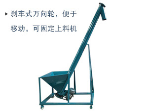 旋转的螺旋将被输送的物料沿固定的机壳内推移而进行输送工作
